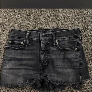 Lucky Brand Gray Washed Denim Shorts